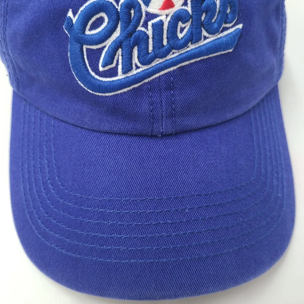 Memphis Chicks Hat Fitted M 47 Brand Franchise Blue MiLB Baseball Defunct Men